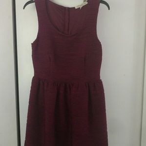 Maroon evening dress